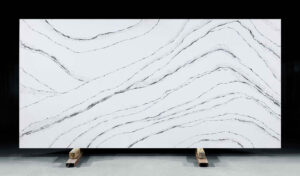 8201 Mountain Pattern White Jade Quartz