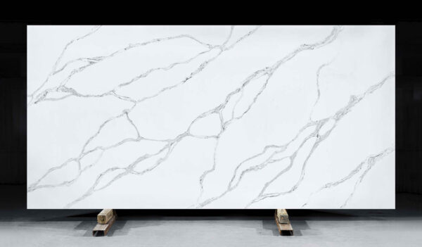 9121 Grey Line White Jade Quartz